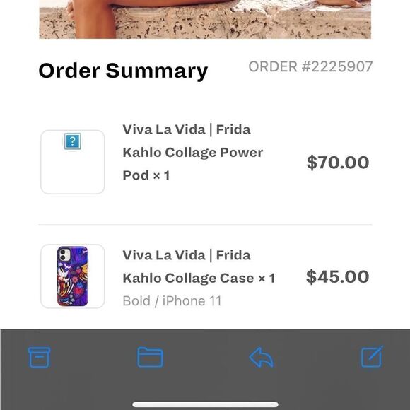 Viva la Vida Casely Frida Kahlo  iPhone case - Picture 4 of 4